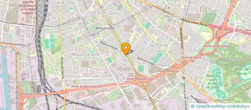 localisation de l'entreprise MONSIEUR VIKTOR PIL  VENISSIEUX