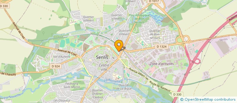 localisation de l'entreprise MONSIEUR VIKTOR POSTEVKA  SENLIS