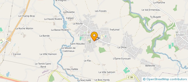 localisation de l'entreprise MONSIEUR VIKTOR ROGULJIC  COETMIEUX