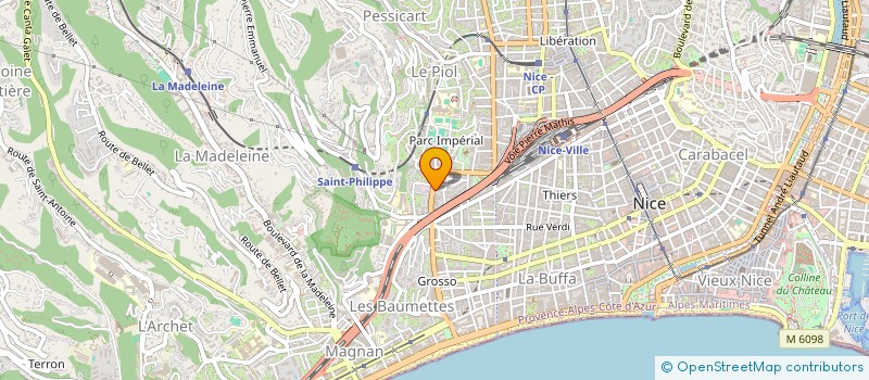 localisation de l'entreprise MONSIEUR VIKTOR TISHCHENKO  NICE