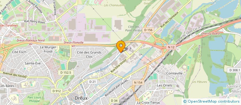 localisation de l'entreprise MONSIEUR VILLECHANOUX ALEXIS HENRY à DREUX