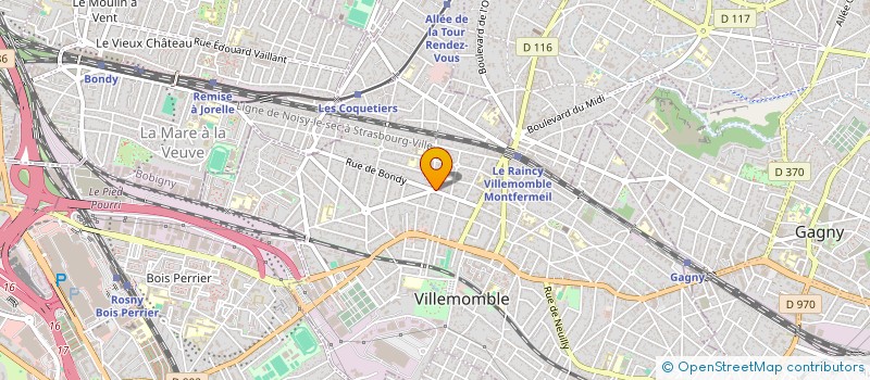 localisation de l'entreprise MONSIEUR VILLEMOMBLE FAURE PLOMBIER à VILLEMOMBLE