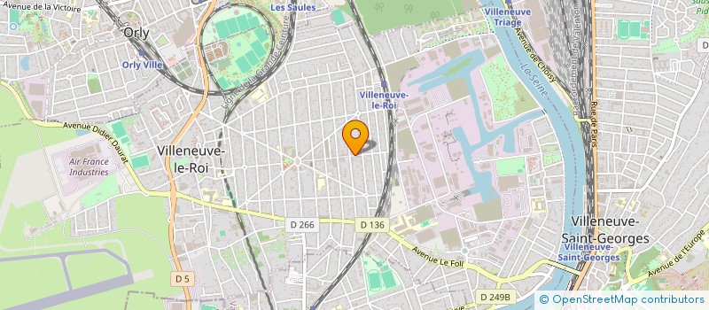 localisation de l'entreprise MONSIEUR VILLENEUVE-LE-ROI ORIA  VILLENEUVE-LE-ROI