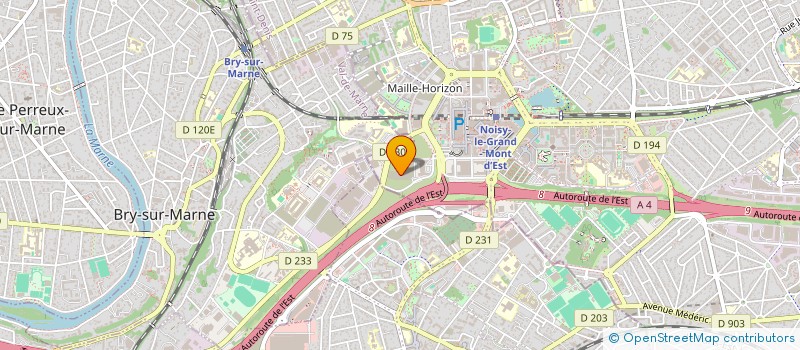 localisation de l'entreprise MONSIEUR VILSON BAICU  NOISY-LE-GRAND