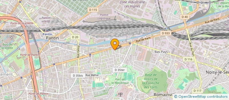 localisation de l'entreprise MONSIEUR VIMALANATH KAILAIVASAN  PANTIN