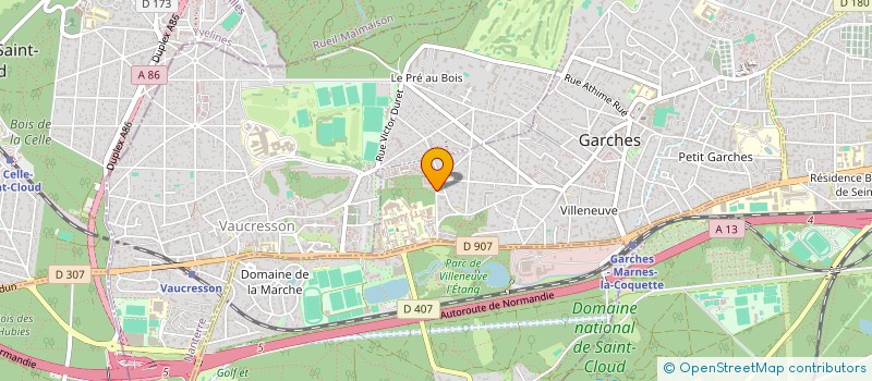 localisation de l'entreprise MONSIEUR VINCE AJENO CORTUNA  GARCHES