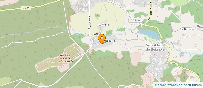 localisation de l'entreprise MONSIEUR VINCE BLIN  BEIGNON