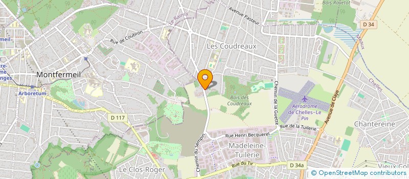 localisation de l'entreprise MONSIEUR VINCE LAMART  CHELLES