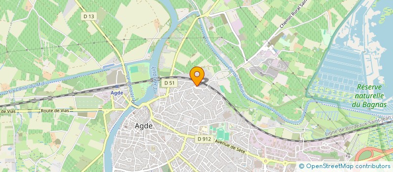 localisation de l'entreprise MONSIEUR VINCE NOUGUIER  AGDE