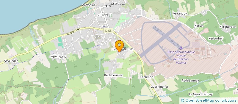 localisation de l'entreprise MONSIEUR VINCENT ABREU  LANVEOC