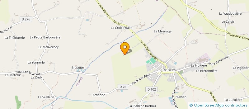 localisation de l'entreprise MONSIEUR VINCENT ADELINE  RONCEY