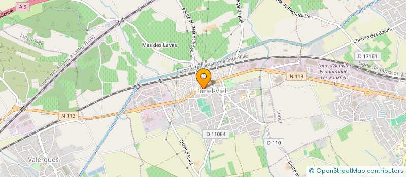 localisation de l'entreprise MONSIEUR VINCENT AKHROUF à LUNEL-VIEL