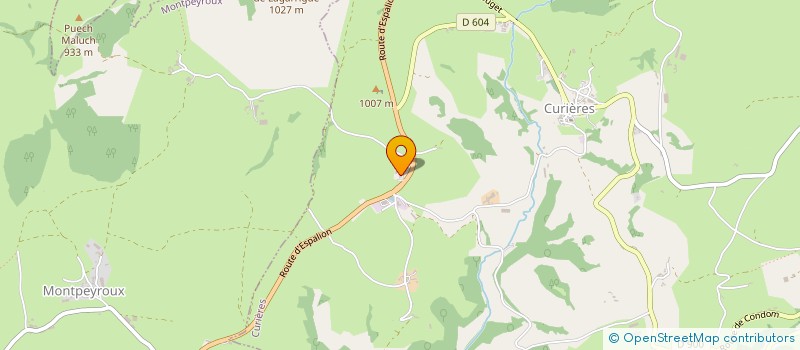 localisation de l'entreprise MONSIEUR VINCENT ALAZARD  CURIERES