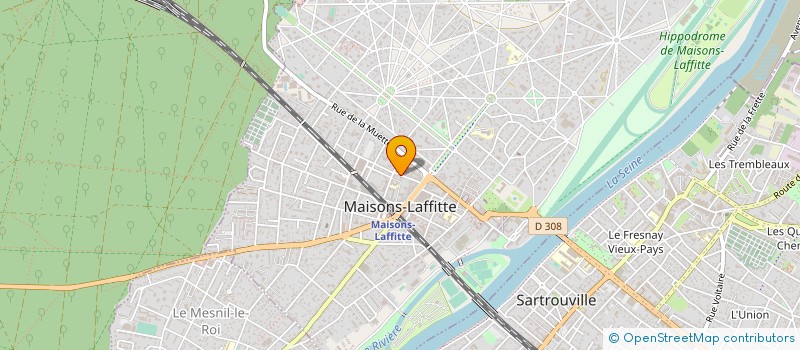 localisation de l'entreprise MONSIEUR VINCENT ALBIZZI  MAISONS-LAFFITTE