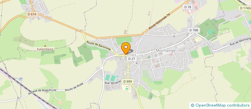 localisation de l'entreprise MONSIEUR VINCENT ALBRECH  MORHANGE