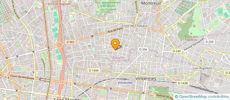 localisation de l'entreprise MONSIEUR VINCENT ALGAYRES à MONTREUIL