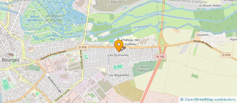 localisation de l'entreprise MONSIEUR VINCENT ALINDRE à BOURGES