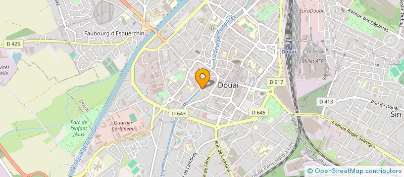 localisation de l'entreprise MONSIEUR VINCENT ALLENET  DOUAI