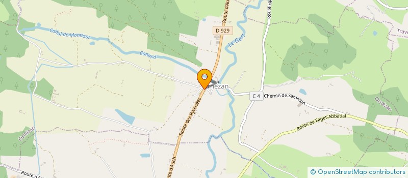 localisation de l'entreprise MONSIEUR VINCENT ALLIAUME  ORNEZAN