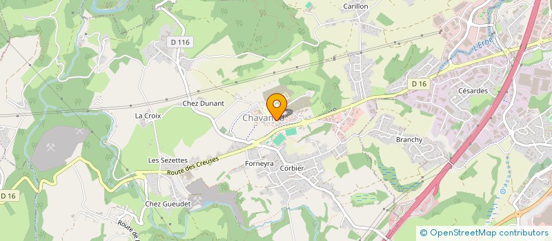 localisation de l'entreprise MONSIEUR VINCENT ALONSO  CHAVANOD