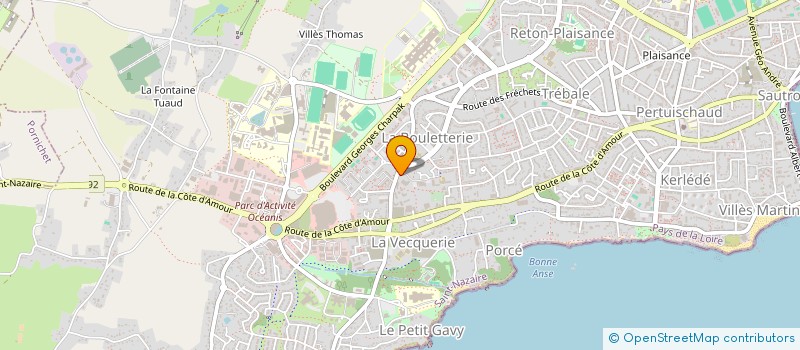 localisation de l'entreprise MONSIEUR VINCENT ALRIC à SAINT-NAZAIRE