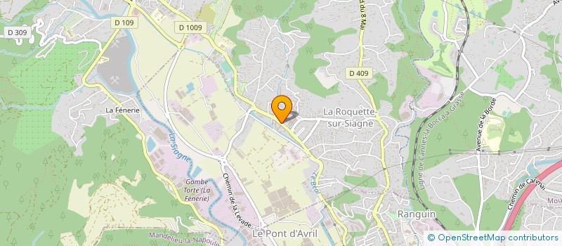 localisation de l'entreprise MONSIEUR VINCENT ALVAREZ à LA ROQUETTE-SUR-SIAGNE