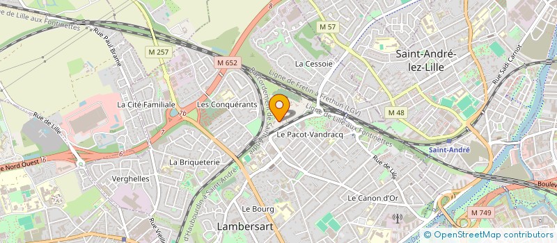 localisation de l'entreprise MONSIEUR VINCENT AMMEUX à LAMBERSART