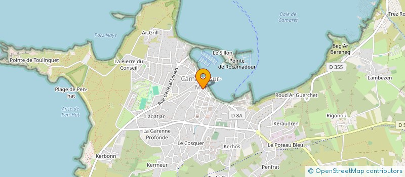 localisation de l'entreprise MONSIEUR VINCENT ANCEL à CAMARET-SUR-MER