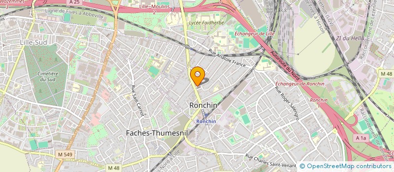 localisation de l'entreprise MONSIEUR VINCENT ANDRE à RONCHIN