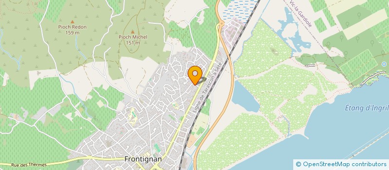 localisation de l'entreprise MONSIEUR VINCENT ANDRE à FRONTIGNAN