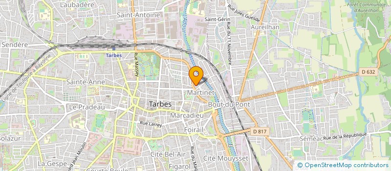 localisation de l'entreprise MONSIEUR VINCENT ANDRES  TARBES