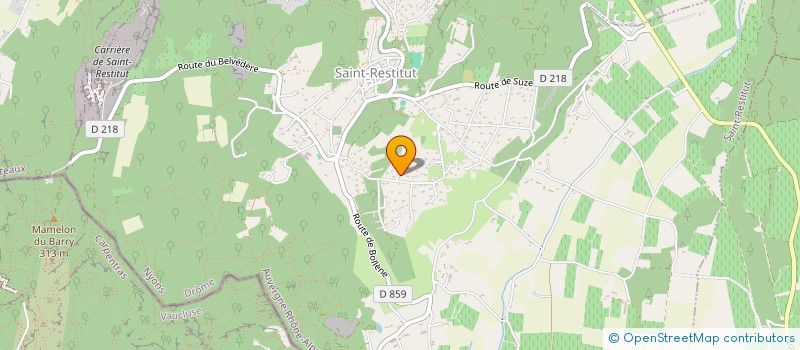 localisation de l'entreprise MONSIEUR VINCENT ANDRIEU  SAINT-RESTITUT