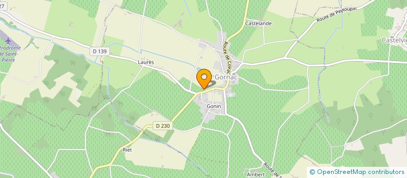 localisation de l'entreprise MONSIEUR VINCENT ANIELLO  GORNAC