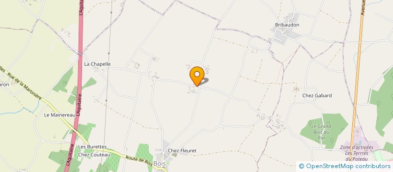 localisation de l'entreprise MONSIEUR VINCENT ANNEREAU  BOIS