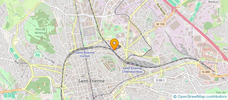 localisation de l'entreprise MONSIEUR VINCENT ANTONIOLI  SAINT-ETIENNE