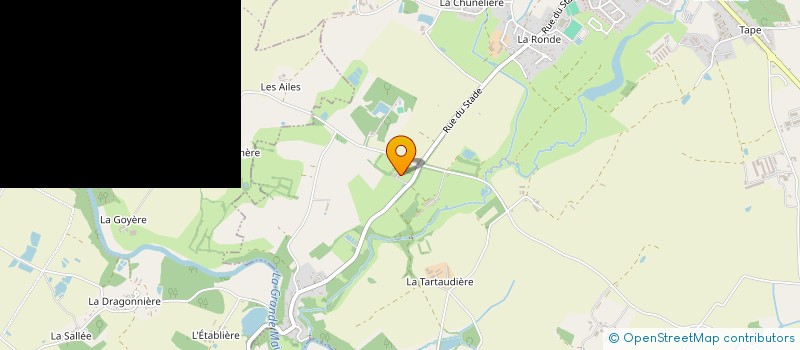 localisation de l'entreprise MONSIEUR VINCENT ARCHAMBAULT  LA BOISSIERE-DE-MONTAIGU