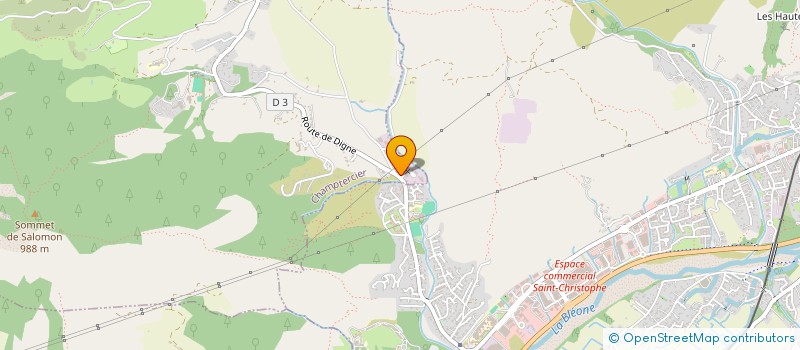 localisation de l'entreprise MONSIEUR VINCENT ARENA  CHAMPTERCIER