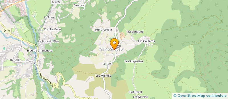 localisation de l'entreprise MONSIEUR VINCENT ARMELLIN  LES ORRES