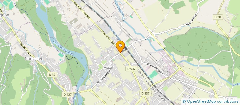 localisation de l'entreprise MONSIEUR VINCENT ARQUES  ASSAT