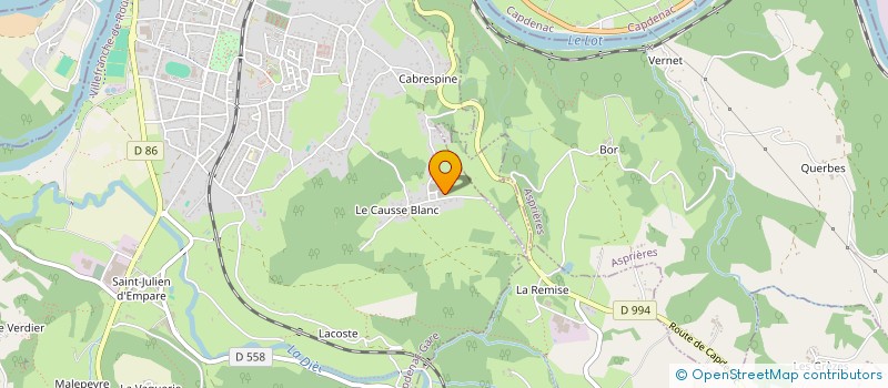 localisation de l'entreprise MONSIEUR VINCENT ARRAZAT  ASPRIERES