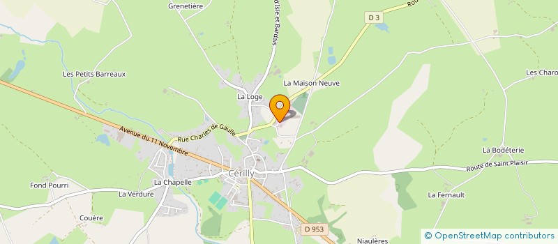 localisation de l'entreprise MONSIEUR VINCENT ARSAC à CERILLY