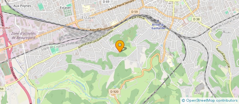 localisation de l'entreprise MONSIEUR VINCENT ARSICAUD  BRIVE-LA-GAILLARDE