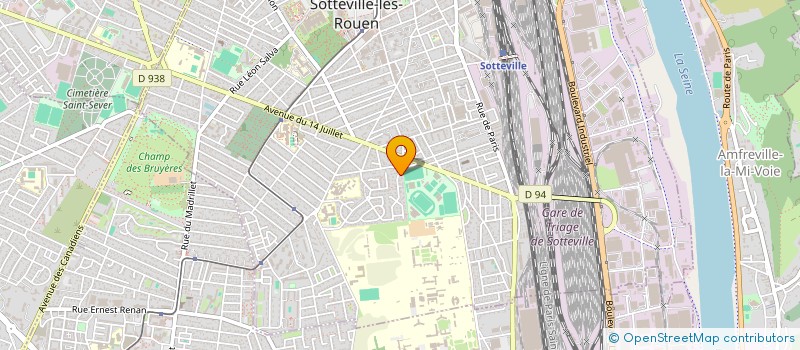 localisation de l'entreprise MONSIEUR VINCENT ARSON  SOTTEVILLE-LES-ROUEN