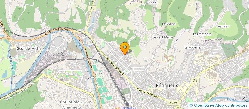 localisation de l'entreprise MONSIEUR VINCENT ARTIGUE CAZCARRA  PERIGUEUX