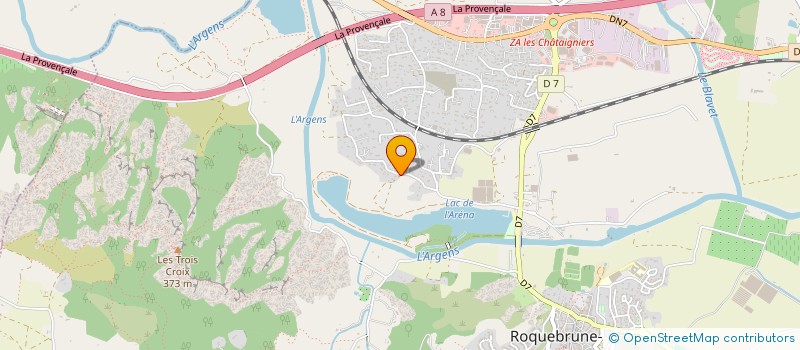 localisation de l'entreprise MONSIEUR VINCENT ARYS  ROQUEBRUNE-SUR-ARGENS