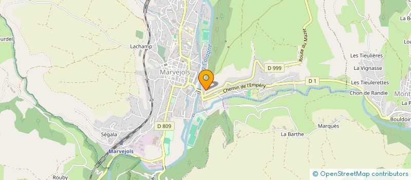 localisation de l'entreprise MONSIEUR VINCENT AUBAGNAC à MARVEJOLS