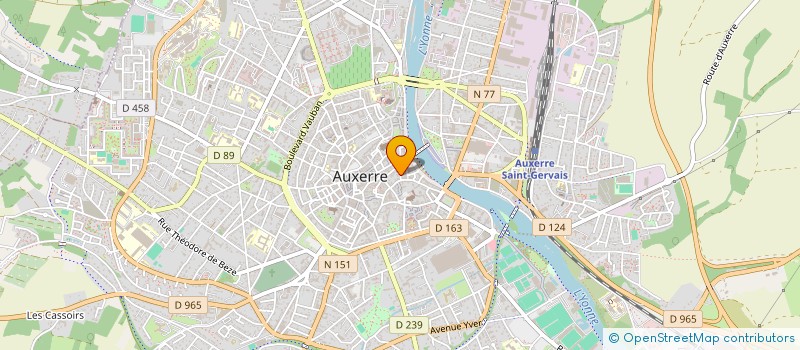 localisation de l'entreprise MONSIEUR VINCENT AUBERT à AUXERRE