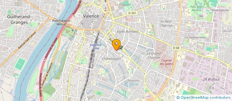 localisation de l'entreprise MONSIEUR VINCENT AUBERTIN à VALENCE