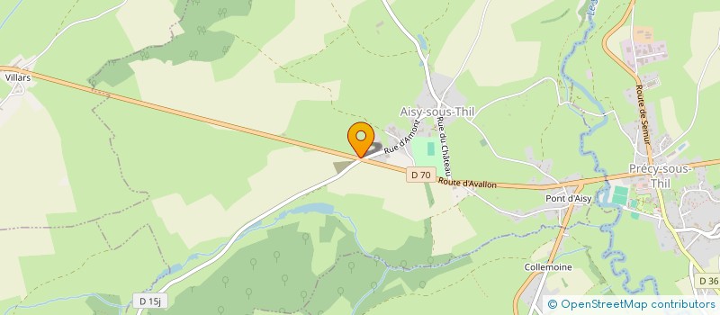 localisation de l'entreprise MONSIEUR VINCENT AUBRY  AISY-SOUS-THIL