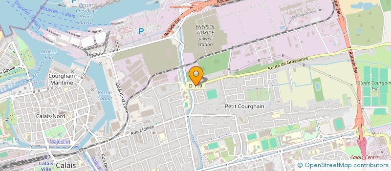 localisation de l'entreprise MONSIEUR VINCENT AUCOIN  CALAIS